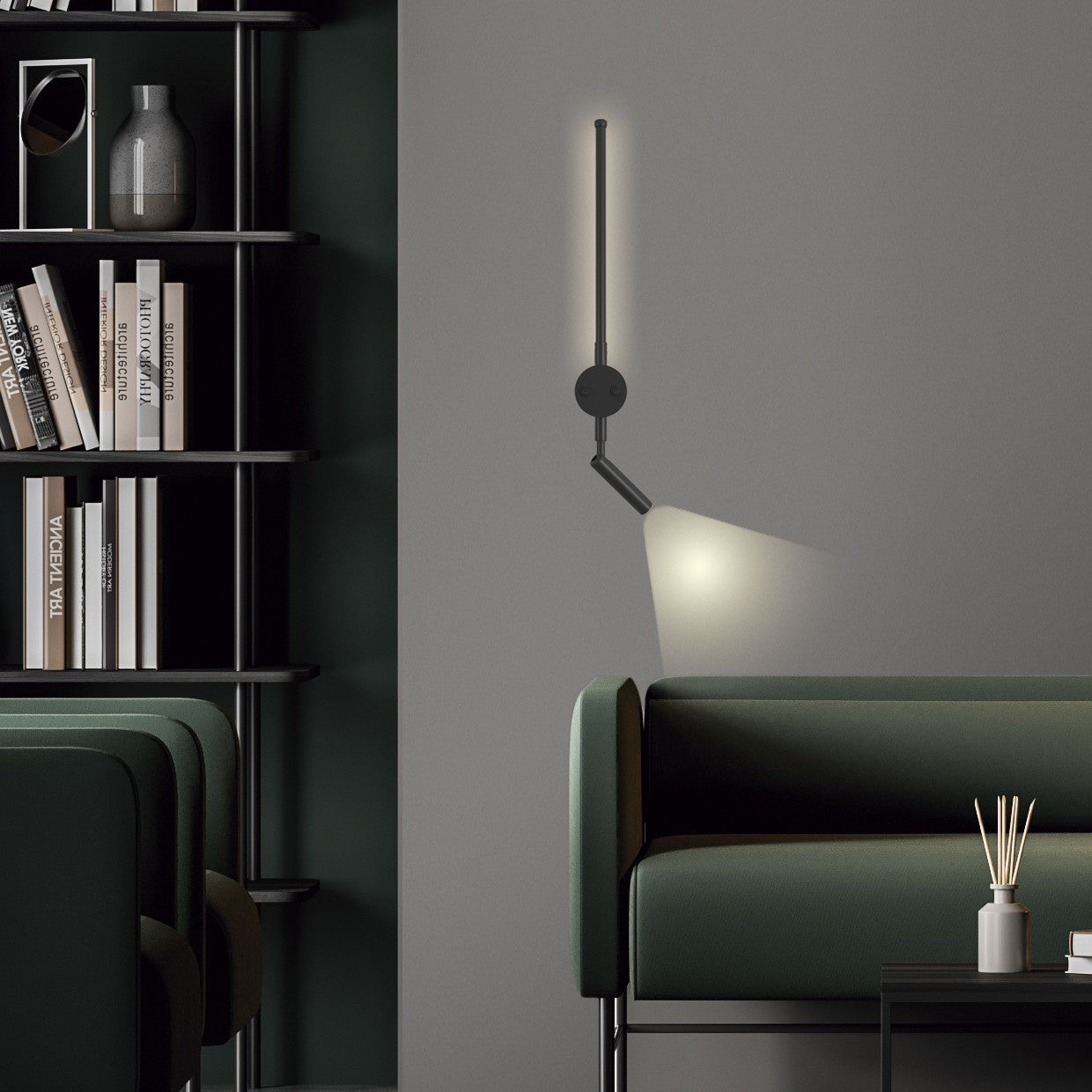 Medidas aplique LED Zac 8W 3000K AJP/Alemar Ref. 11661 - LuzGuru.com
