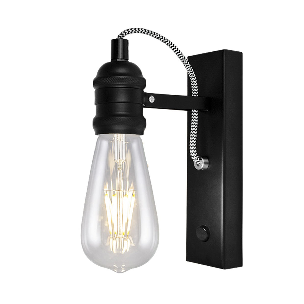 Aplique de Pared AJP / Alemar Lugano Negro - 10613 - luzguru.com