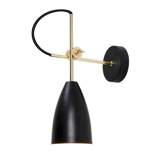 AJP / Alemar Aplique Manus Negro-Brass 10930 - luzguru.com