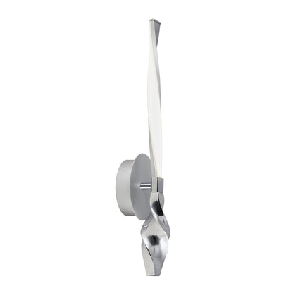 Aplique LED AJP/Alemar MAR 3174AL-1CR: Dimensiones detalladas.  Diseño moderno, elegante cromo, 8W, 720 lúmenes, 4000K. Iluminación eficiente y envío rápido. LuzGuru.
