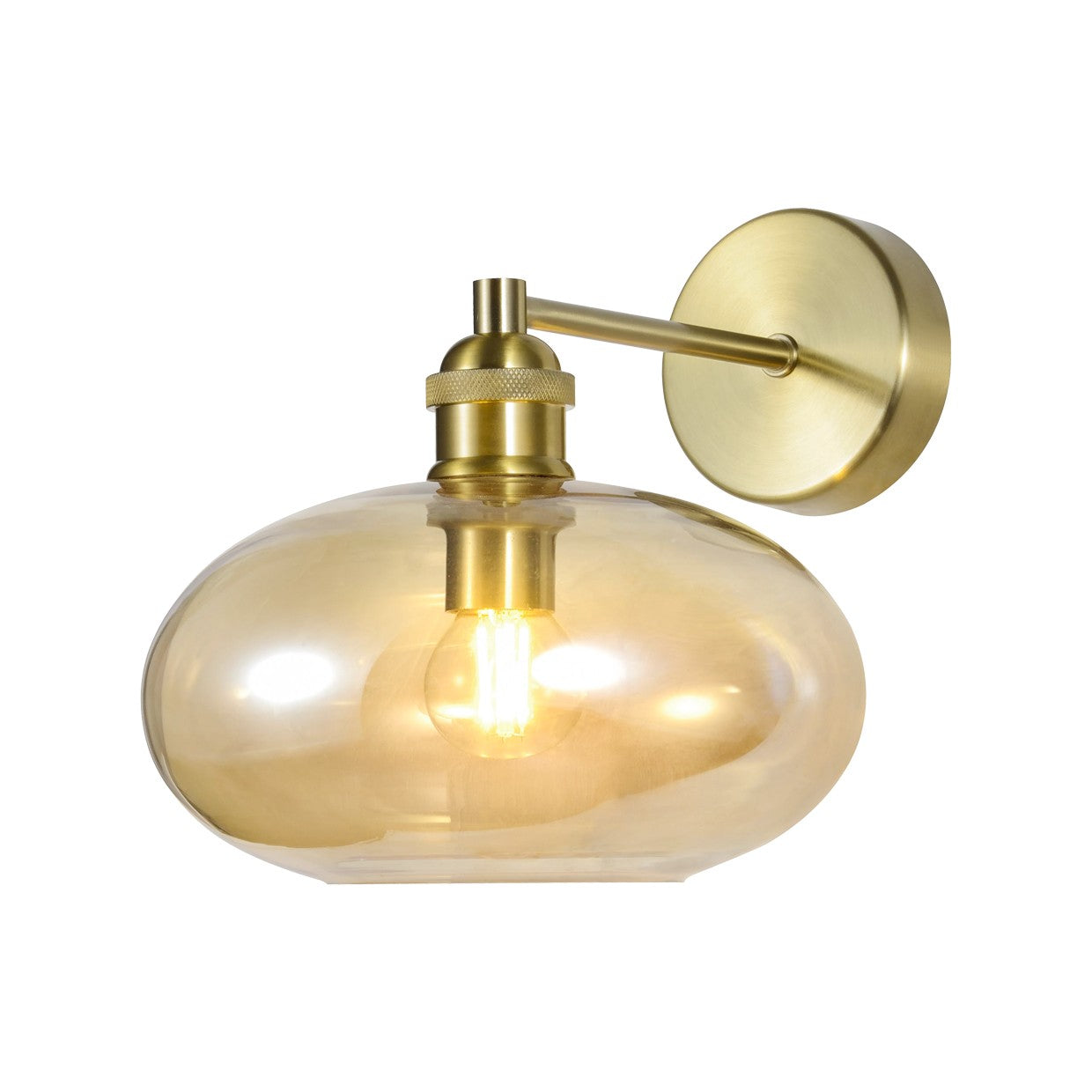 Aplique de pared Mossi Latón Ámbar 11641 - AJP / Alemar - luzguru.com