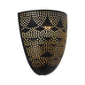 Aplique de Pared Murta Negro Oro 1x60W - AJP / Alemar - 11148 - luzguru.com