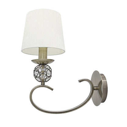 Aplique Ordoñez Clásico Fabrilamp cuero beige, Ref. 201661014