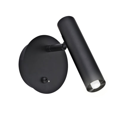 Aplique de Pared OSMA Negro 1x28W G9 - AJP / Alemar - luzguru.com