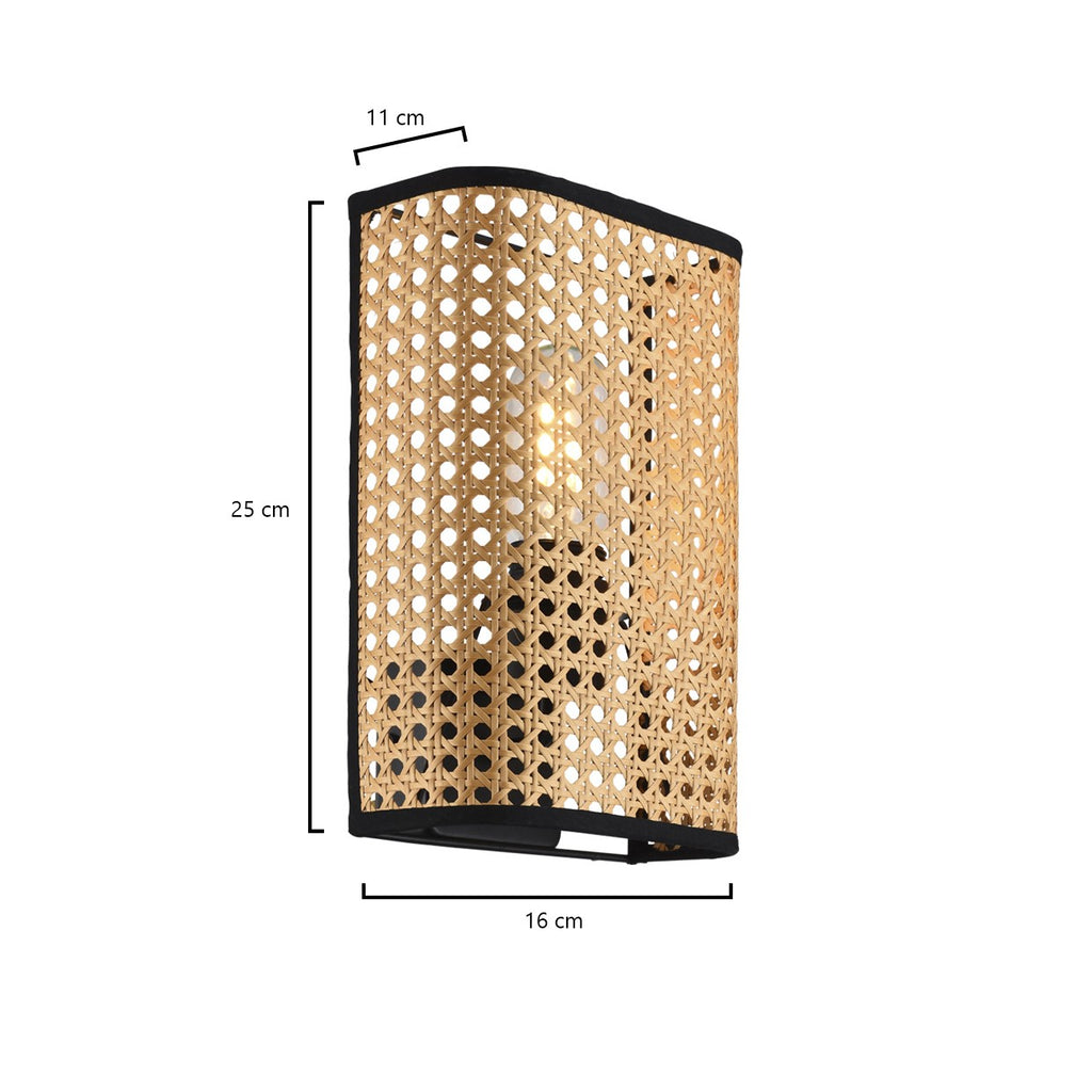 Aplique OYSTER Natural AJP/Alemar (Ref. 10977) - LuzGuru: Descubre sus dimensiones y crea un ambiente cálido y elegante en tu hogar.
