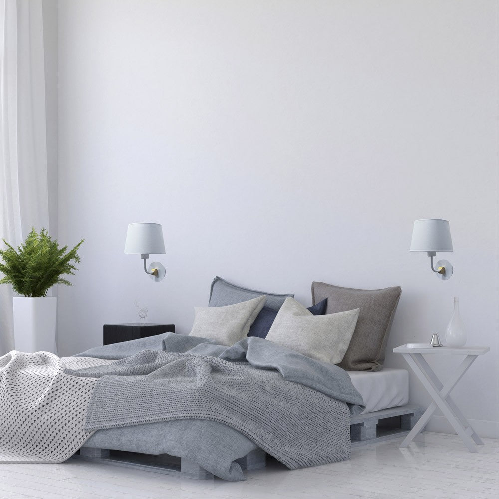 Aplique de pared con casquillo E27 para iluminación personalizable