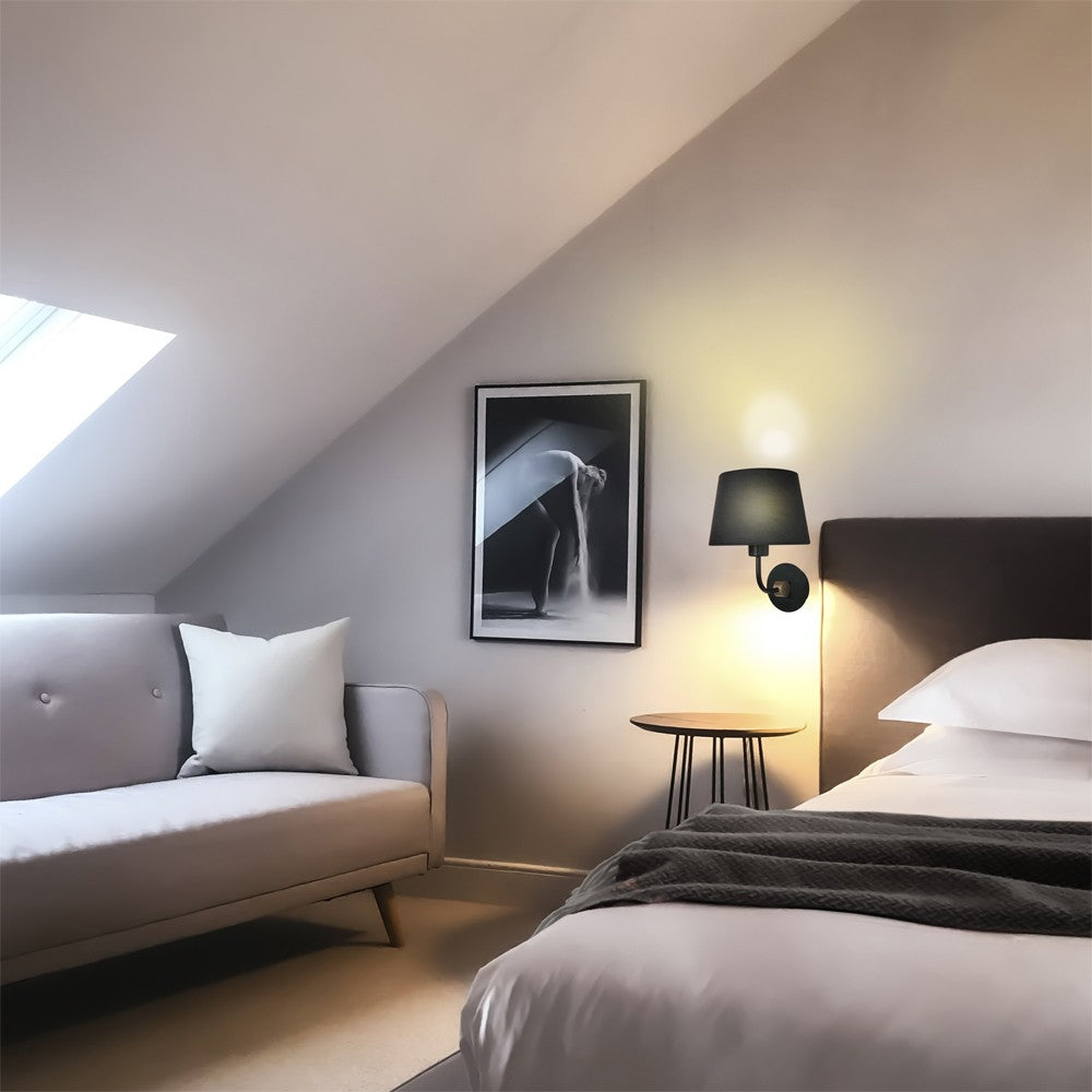 Aplique de pared Solor con casquillo E27 para bombilla estándar