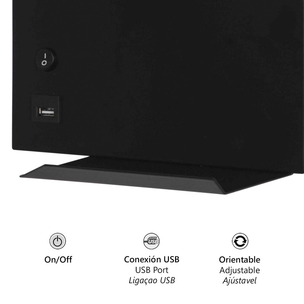 Aplique de pared Pelay Negro Mate AJP/Alemar (Ref. 11302): Dimensiones detalladas. Iluminación elegante y funcional para tu hogar.  Compra ahora en luzguru.com
