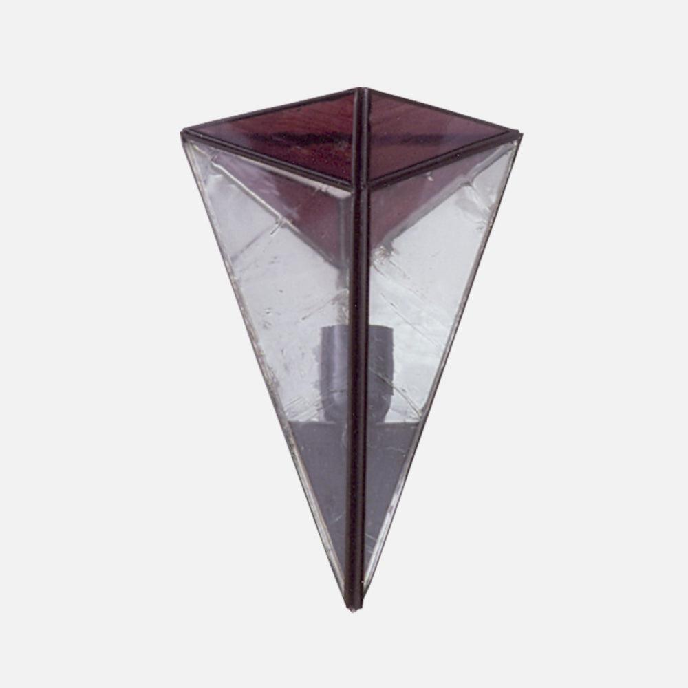 Aplique Piramide fabricado en color Rojo y Violeta