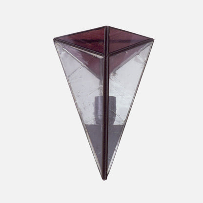 Aplique Piramide fabricado en color Rojo y Violeta