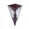 Aplique rústico Piramide Violeta Fabrilamp / Abrila, ref. 1.675-VIOLETA