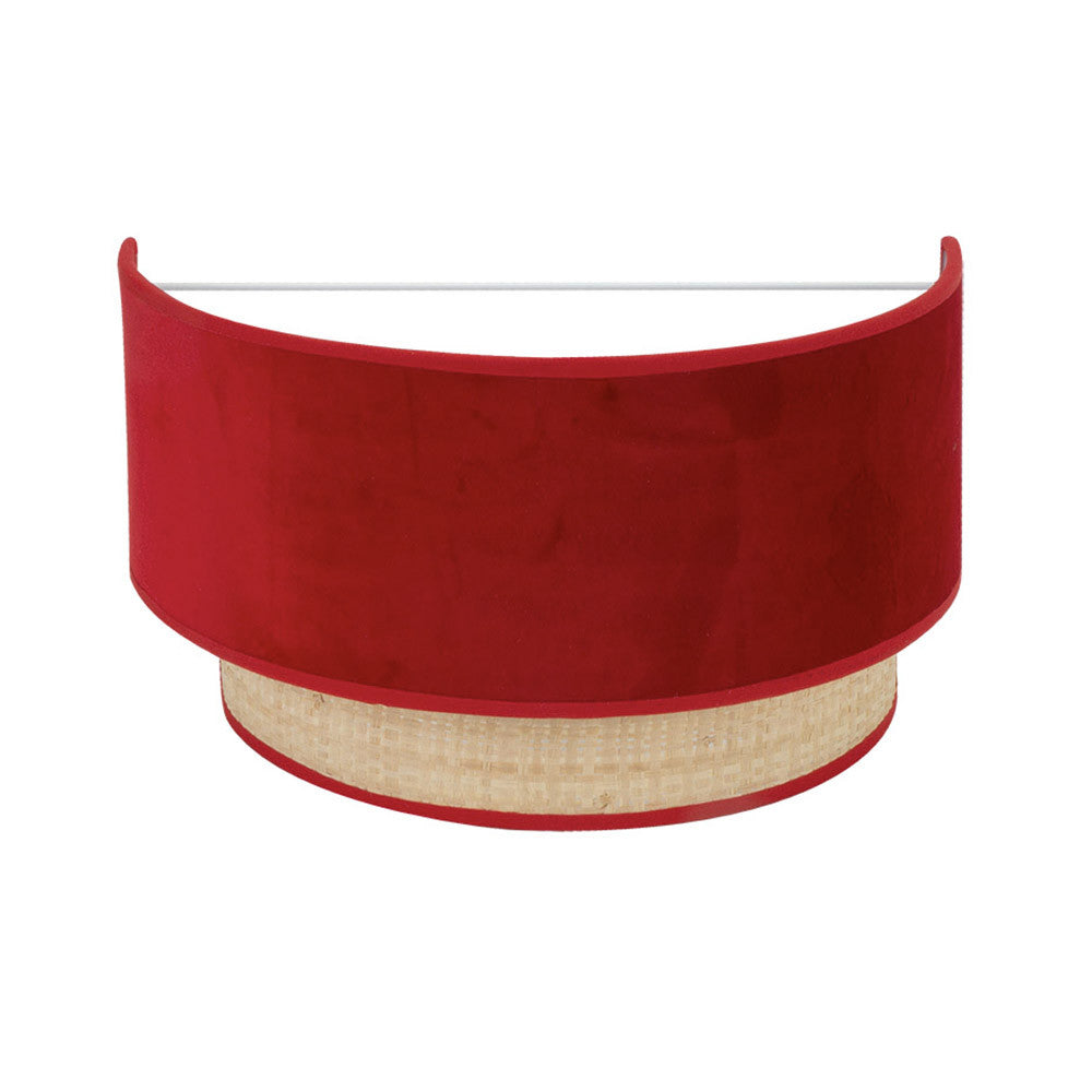 Aplique Textil Reyes Natural y Rojo Fabrilamp / Abrila - 177461007