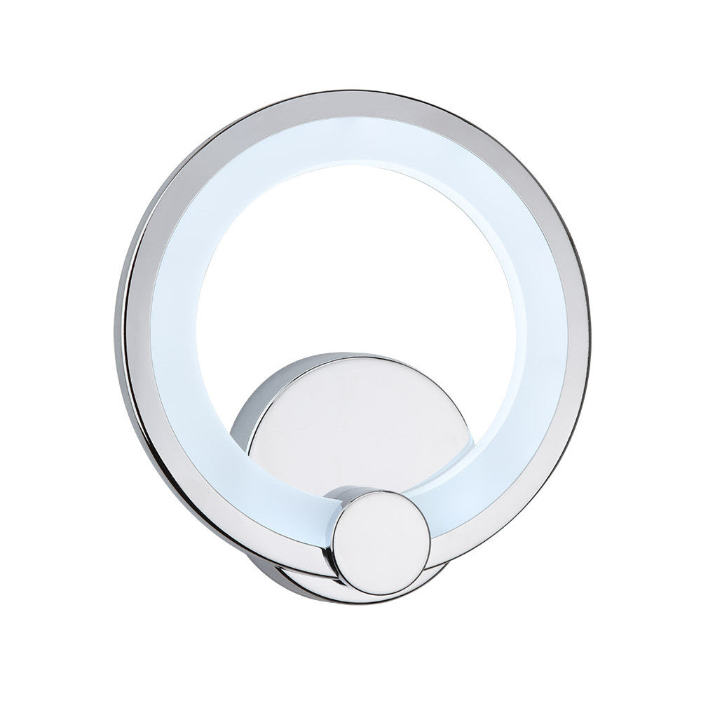 Aplique Sydney fabricado en metal cromado, color cromo