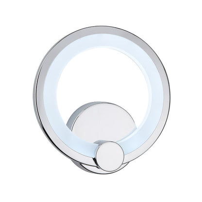 Aplique Sydney fabricado en metal cromado, color cromo
