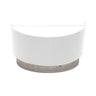 Aplique Tatiana de pared Fabrilamp Abrila, diseño moderno en madera y blanco, ref. 189161083