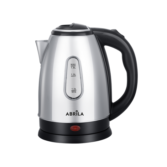 Hervidor de Agua Eléctrico Arabigo 1,8 L 1500 W Negro y Plata Fabrilamp - vista principal | Fabrilamp / Abrila · Ref. 266512159