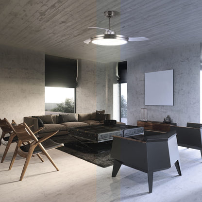 Elegante ventilador con luz ideal para salón