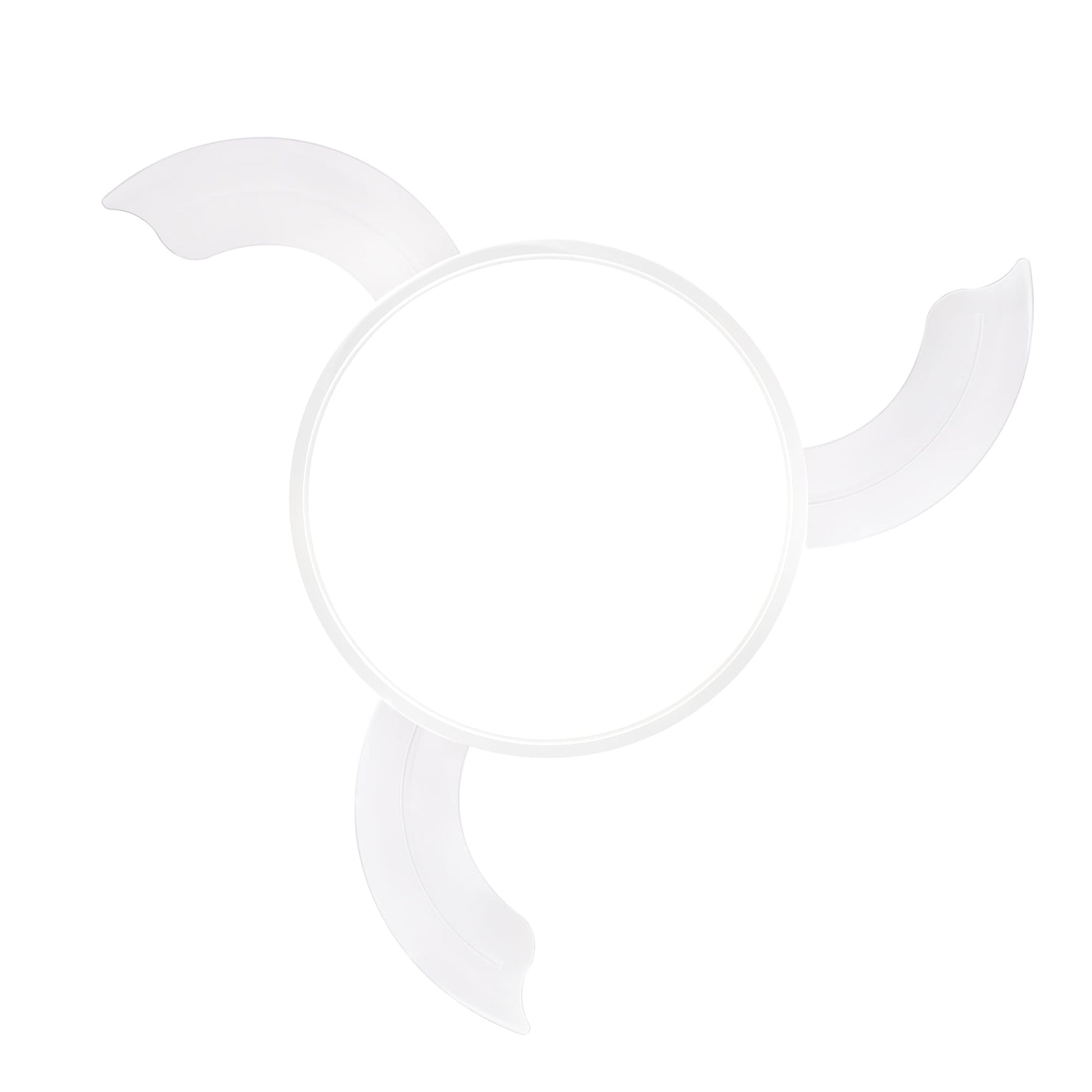 Ventilador Areca fabricado en Acero color Blanco mate