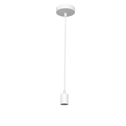 Colgante Cara Fabrilamp / Abrila E27 blanco, armazón moderno 20139CO01