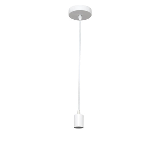 Colgante Cara Fabrilamp / Abrila E27 blanco, armazón moderno 20139CO01