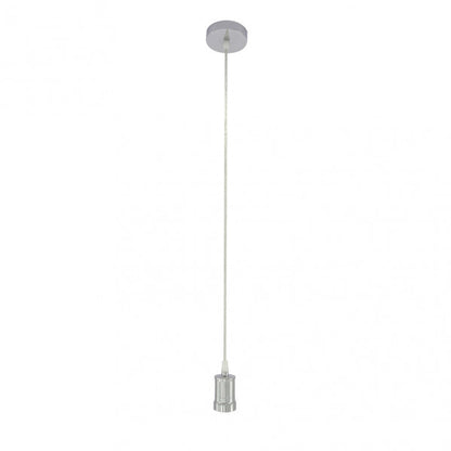 Colgante Puja Cromo E27 de Fabrilamp: Iluminación elegante para tu hogar. Disponible en luzguru.com