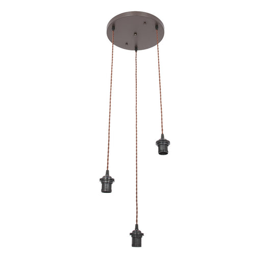 Plafón Nia 3 luces Fabrilamp / Abrila para bombillas E27, referencia 201283C02