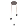 Plafón Nia 3 luces Fabrilamp / Abrila para bombillas E27, referencia 201283C02