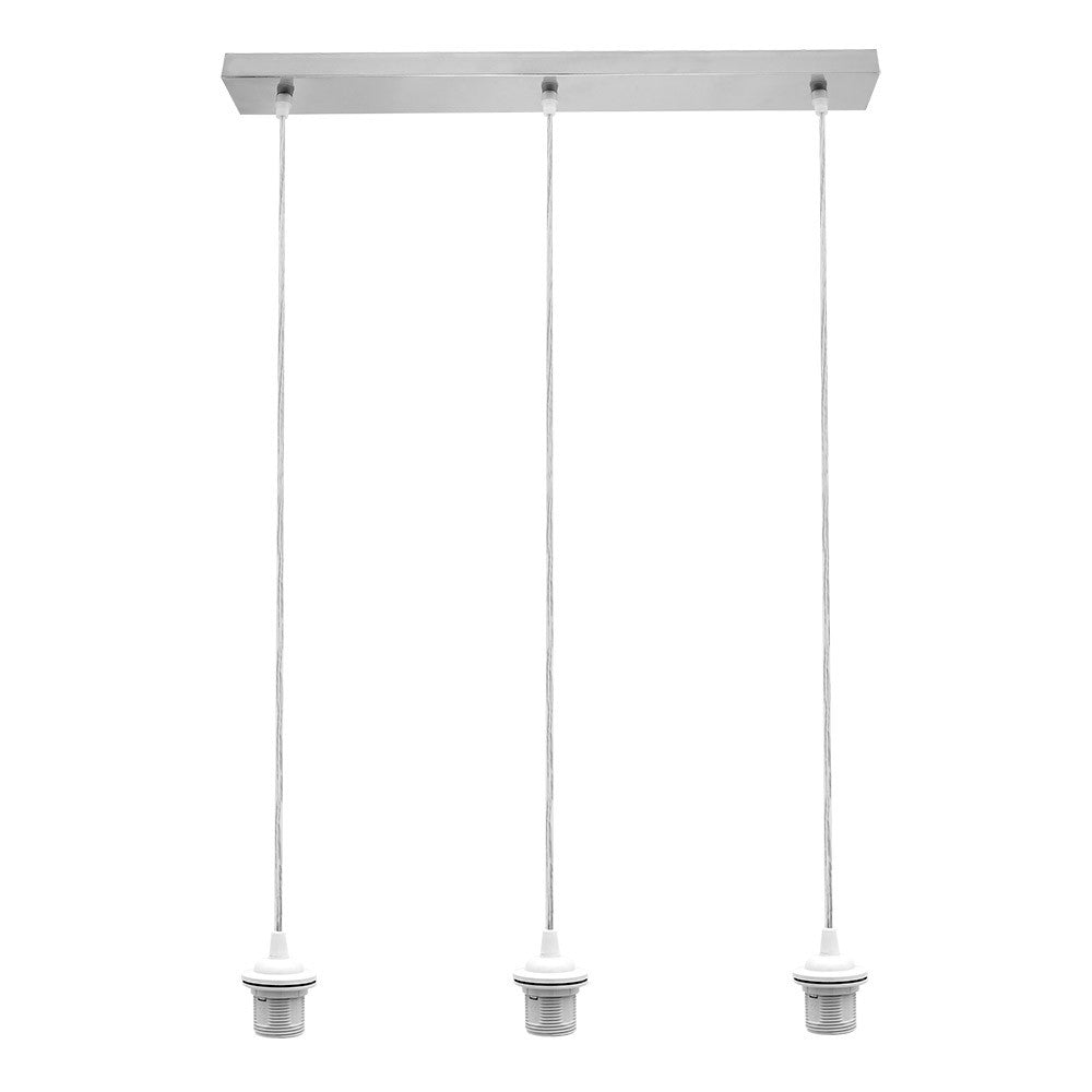 Regleta colgante Nia Fabrilamp / Abrila en cromo, ref. 201293R20