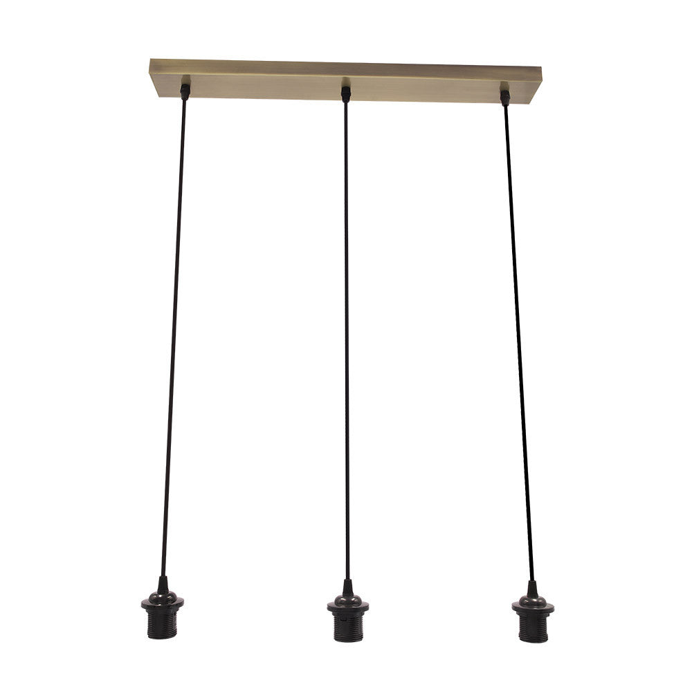 Regleta colgante Nia Fabrilamp / Abrila cuero, referencia 201293R14