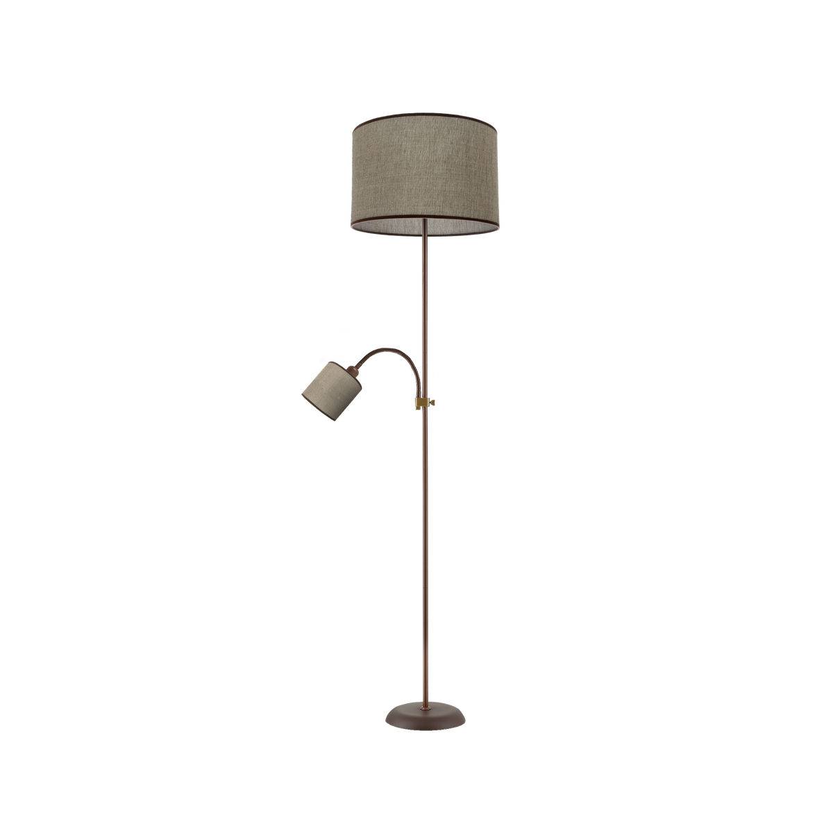 Lámpara de Pie Armonía 155 cm con Lector Fabrilamp - vista principal | Fabrilamp / Abrila · Ref. 188742002