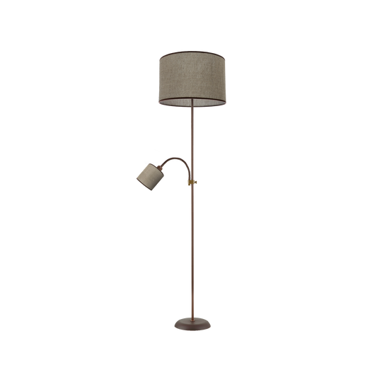 Lámpara de Pie Armonía 155 cm con Lector Fabrilamp - vista principal | Fabrilamp / Abrila · Ref. 188742002
