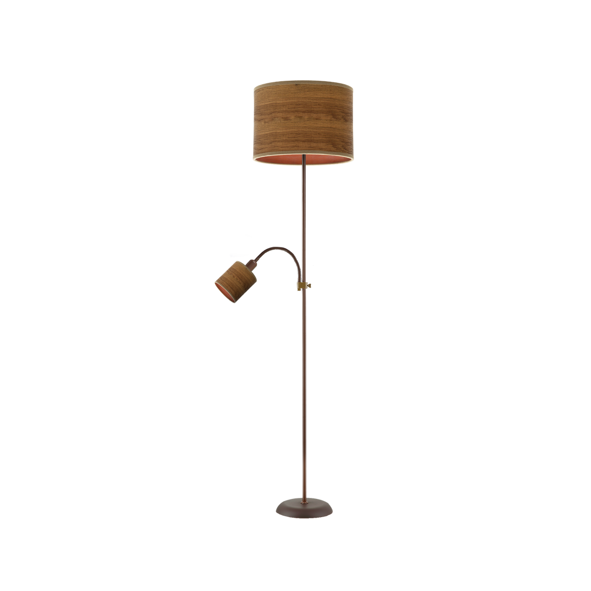 Lámpara de Pie Armonía 155 cm con Lector Fabrilamp - vista principal | Fabrilamp / Abrila · Ref. 188742084