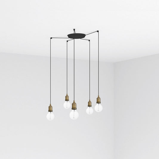 Colgante Moderno 64130 Oro viejo – vista principal · Ref. 64137-5L