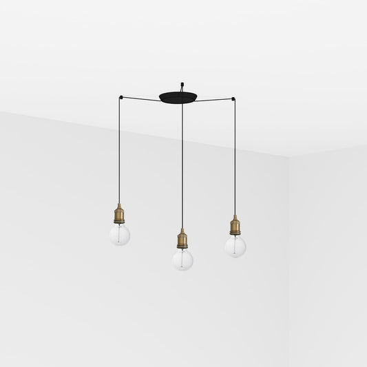 Colgante Moderno 64130 Oro viejo – vista principal · Ref. 64137-3L