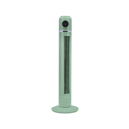 Ventilador de Torre Artico Verde 45W con Mando y Temporizador Fabrilamp - vista principal | Fabrilamp / Abrila · Ref. 240871006