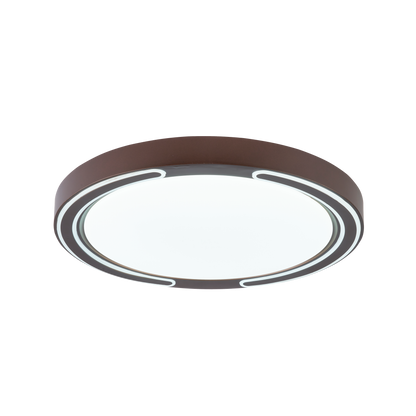 Plafón Moderno LED Asher Marrón – vista principal · Ref. 159585002