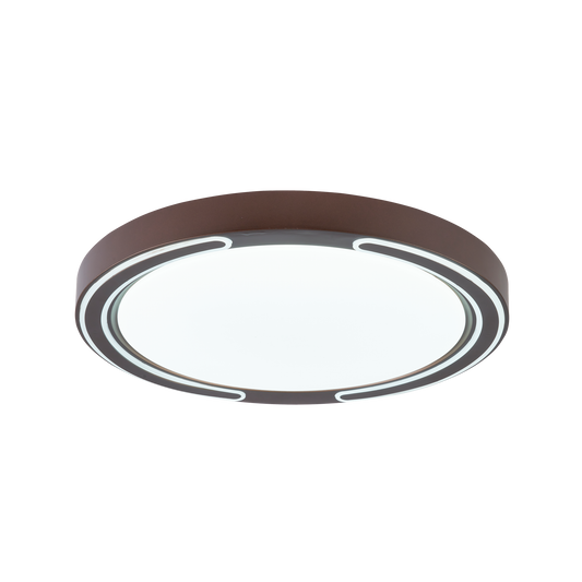 Plafón Moderno LED Asher Marrón – vista principal · Ref. 159585002
