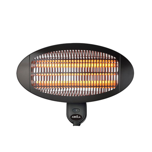 Calefactor de Cuarzo Austral 2000 W Negro Orientable Fabrilamp - vista principal | Fabrilamp / Abrila · Ref. 198912009