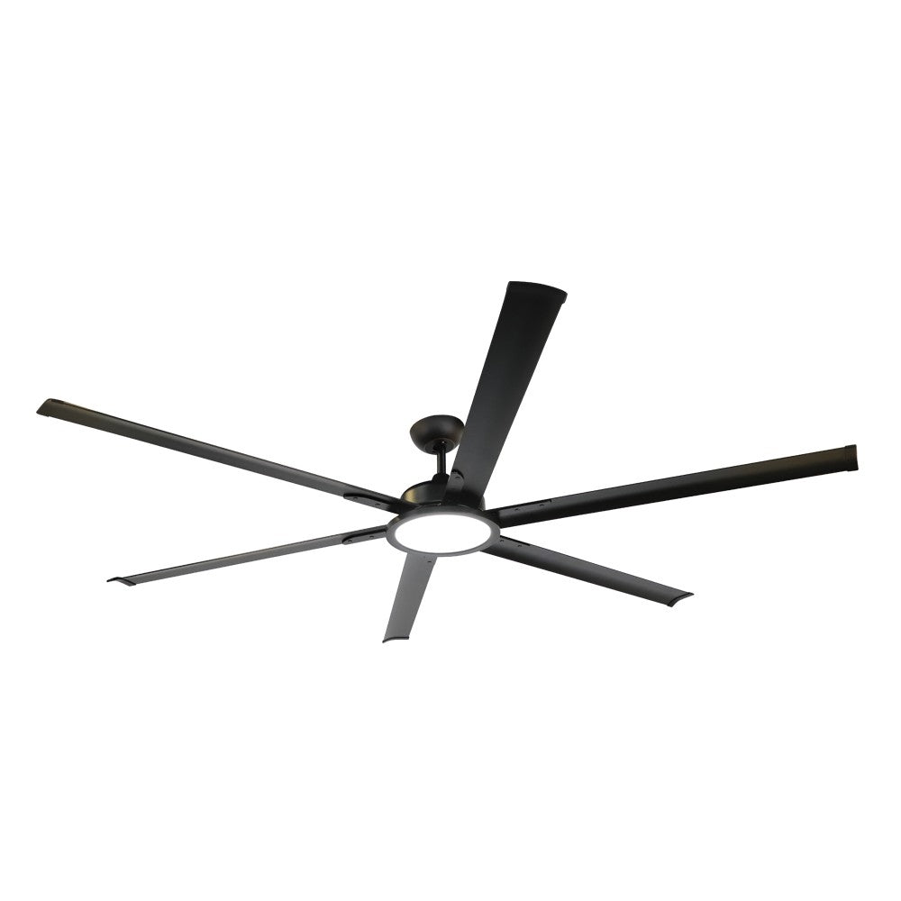 Ventilador de Techo Industrial LED Negro CristalRecord Avon 85-042-25-180