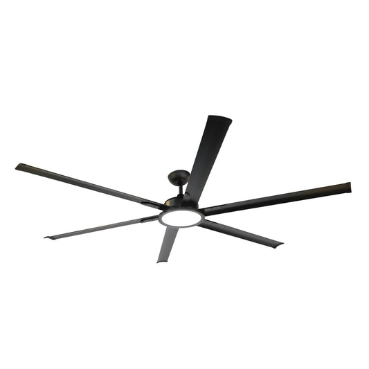 Ventilador de Techo Industrial LED Negro CristalRecord Avon 85-042-25-180