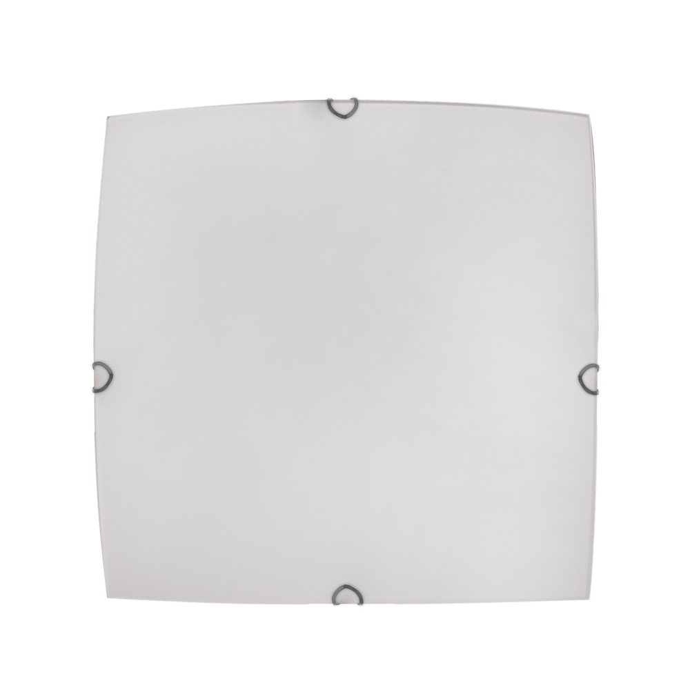 Plafón de Techo Cuadrado Ayla 40 cm Blanco 3xE27 Fabrilamp