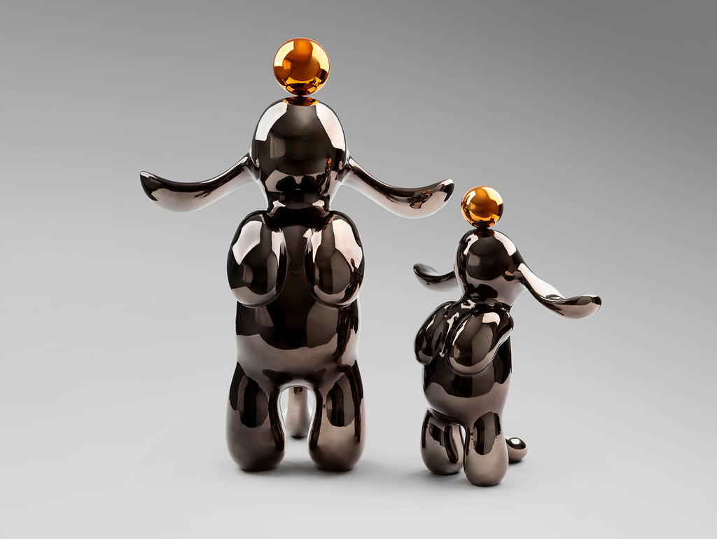 Figura Decorativa Conejo Gris/Naranja - Schuller - 302364 - Vista 8