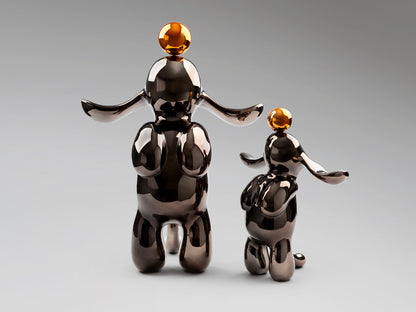 Figura Decorativa Conejo Gris/Naranja - Schuller - 302364 - Vista 8