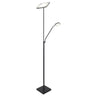 Pie de salón LED Lamber negro Alemar - Vista principal orientable