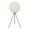 Lámpara sobremesa Luna beige ALEMAR con tulipa cristal opal - Vista principal