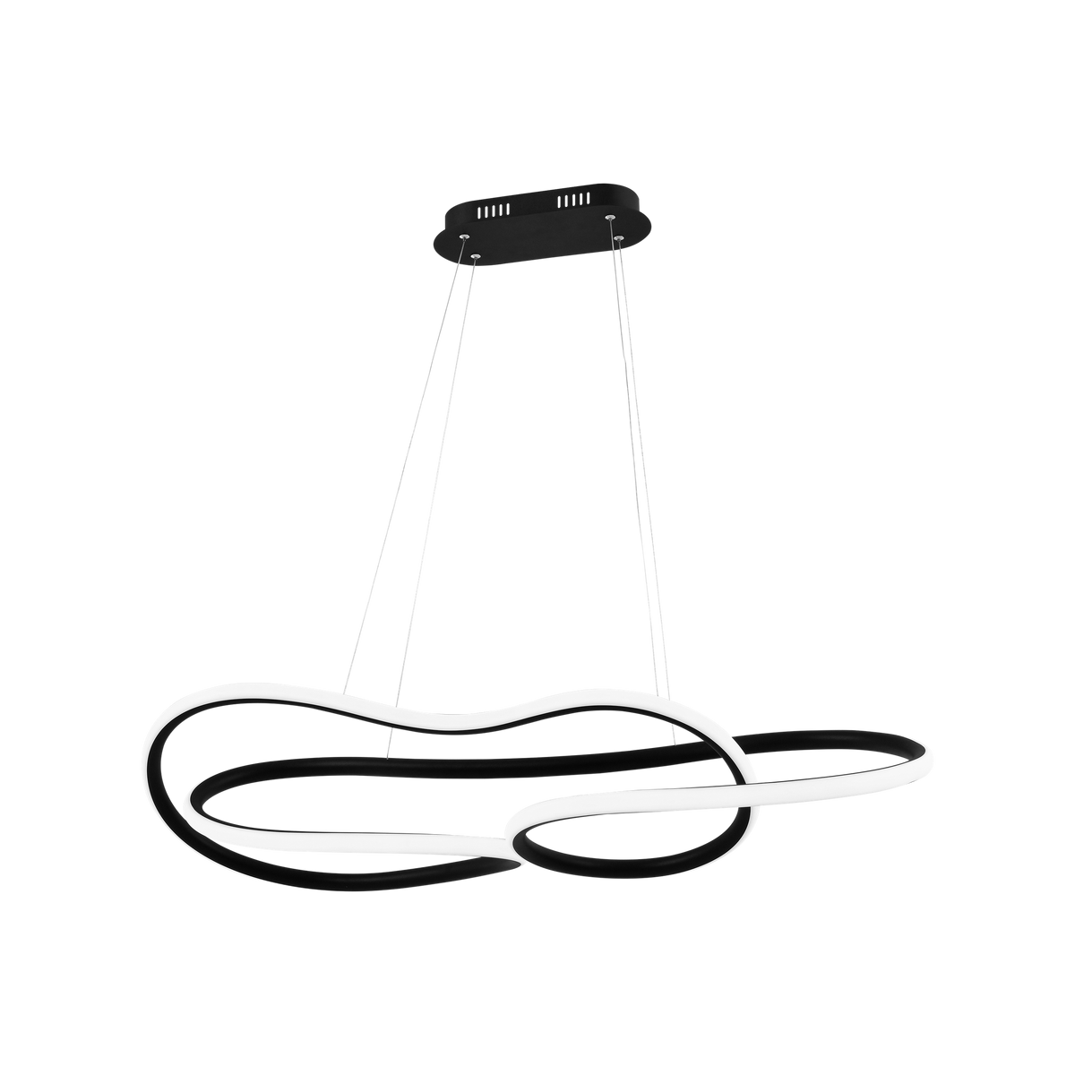 Lámpara Colgante LED Bagdag 60W 4000K Regulable Negro Fabrilamp - vista principal | Fabrilamp / Abrila · Ref. 243090109