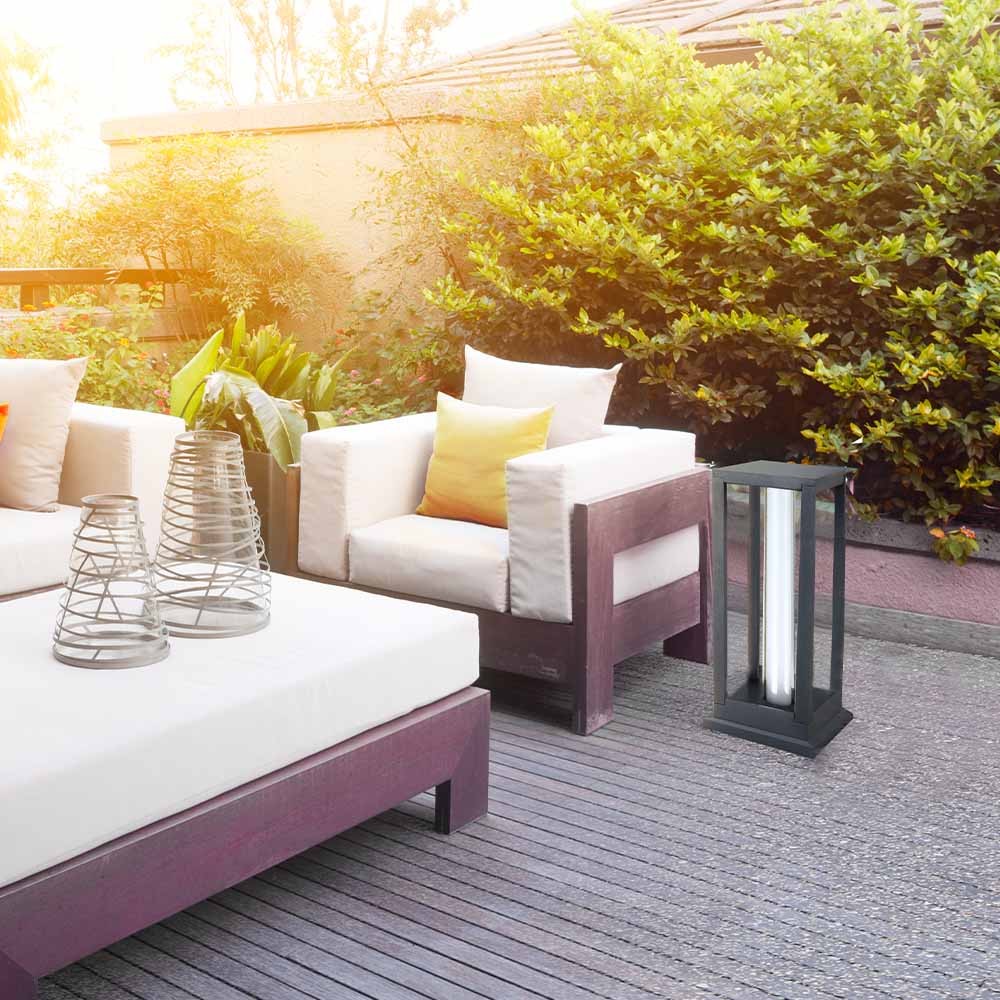 Baliza LED para jardín con protección IP54 contra agua y polvo
