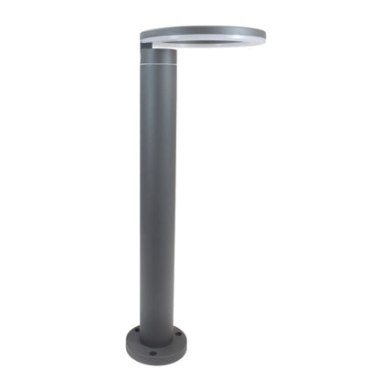 Baliza Satur fabricada en Aluminio y plástico color Gris Antracita