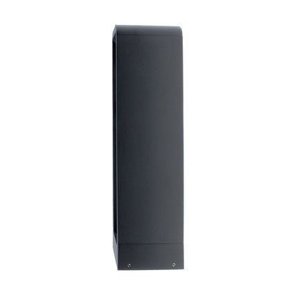 Baliza Pisa fabricada en aluminio color gris antracita mate