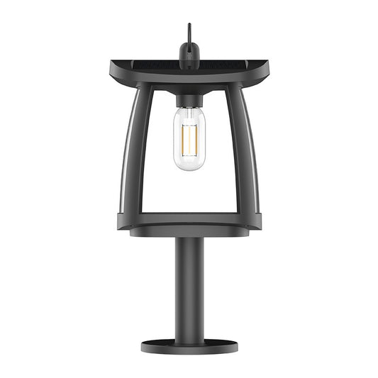 Baliza Zeffa fabricada en Plástico color Negro para iluminar jardines